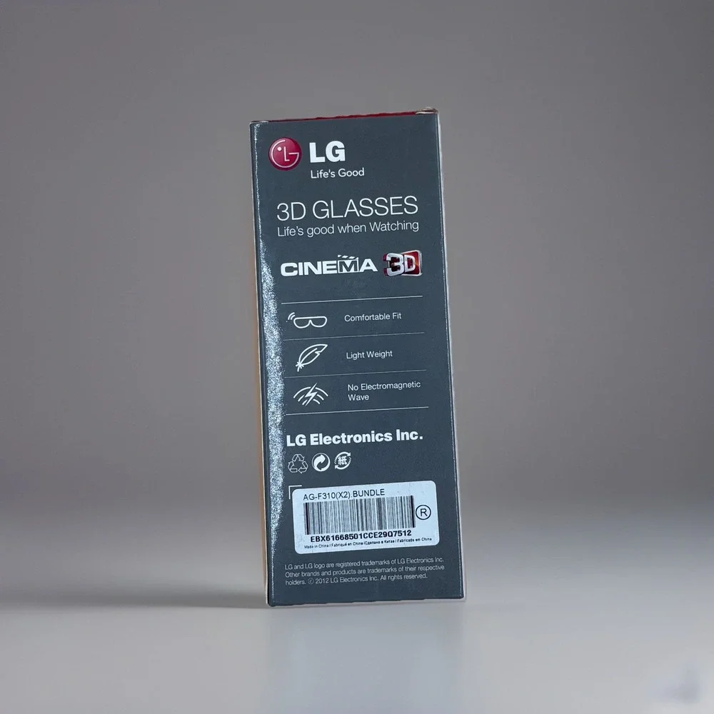 LG Cinema 3D Glasses 2 Pairs New - Picture 5 of 5